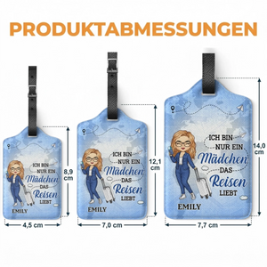 Personalisierter Gepäckanhänger – Geschenk für Reisende – Der Himmel Ruft Und Ich Muss Gehen