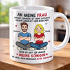 Personalisierte Tasse – Geschenk für Paar –  Dein Knurriger Alter Ehemann