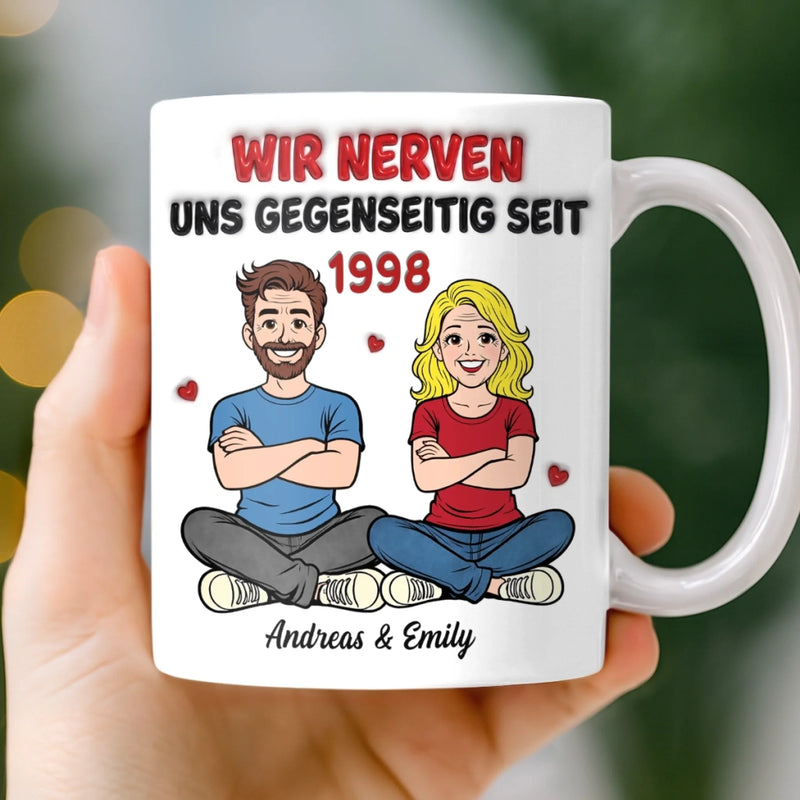 Personalisierte Tasse – Geschenk für Paar – Unser Leben Ist Kein Märchen