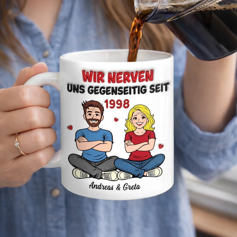 Personalisierte Tasse – Geschenk für Paar – Unser Leben Ist Kein Märchen