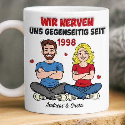 Personalisierte Tasse – Geschenk für Paar – Unser Leben Ist Kein Märchen