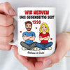 Personalisierte Tasse – Geschenk für Paar – Unser Leben Ist Kein Märchen