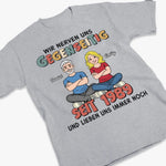 Personalisiertes Unisex-T-Shirt – Geschenk für Paar – Wir Nerven Uns Und Lieben Uns