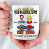 Personalisierte Tasse – Geschenk für Paar – Wir Nerven Uns, Aber Es Passt