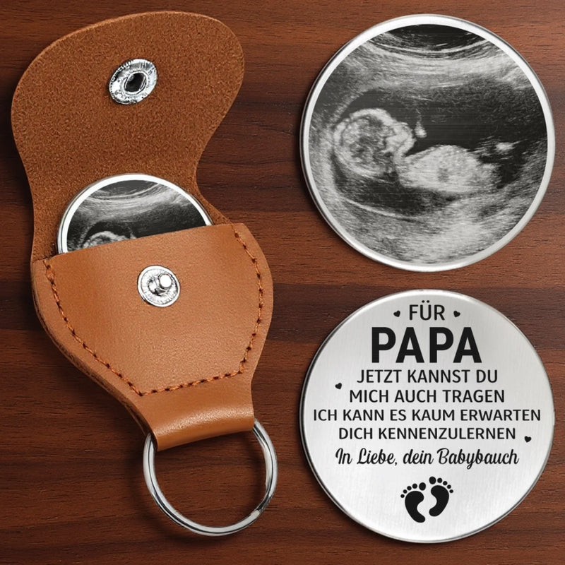 Personalisierter Taschenknuddler mit Foto – Geschenke Für Neue Mama & Papa – Freue Mich Auf Dich
