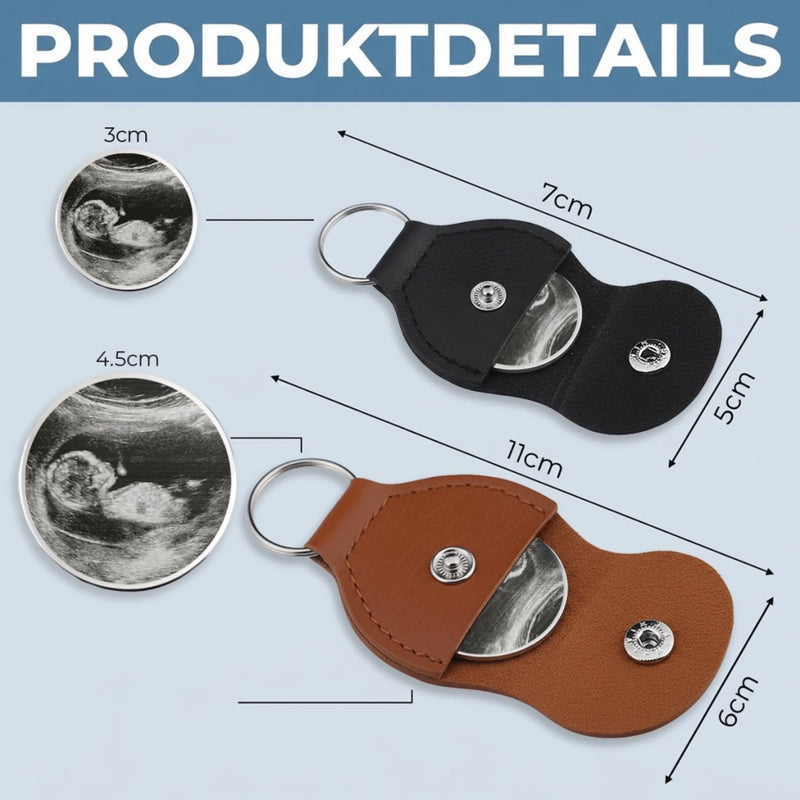 Personalisierter Taschenknuddler mit Foto – Geschenke Für Neue Mama & Papa – Freue Mich Auf Dich