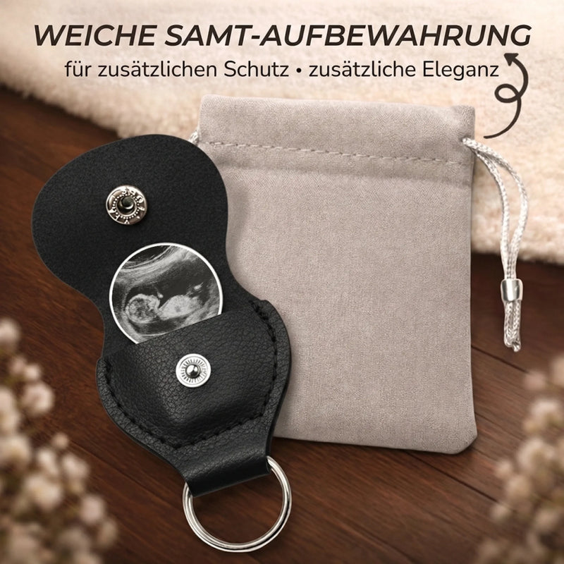 Personalisierter Taschenknuddler mit Foto – Geschenke Für Neue Mama & Papa – Freue Mich Auf Dich