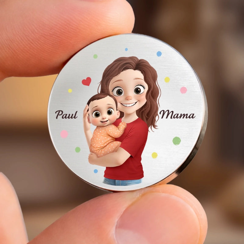 Personalisierter Taschenknuddler – Geschenke Für Neue Mama – Beste Mama von Anfang an