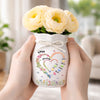 Personalisierte Blumenvase mit Seil – Muttertagsgeschenk für Mama, Oma – Diese Mama ist die Beste