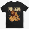 Personalisiertes Unisex-T-Shirt – Geschenk für Opa, Papa – Die Gang von Papa