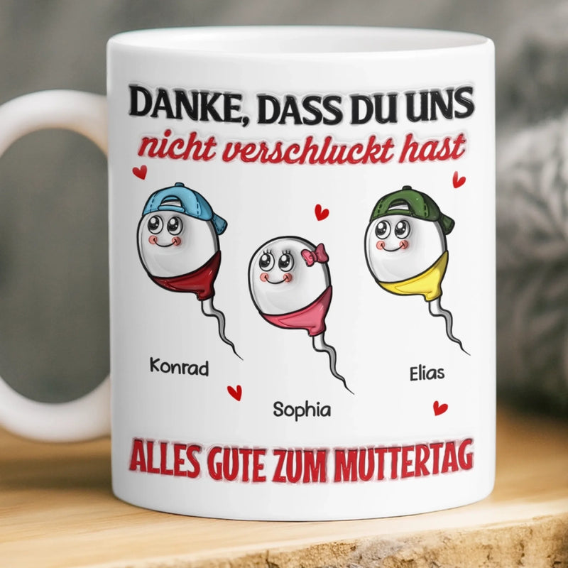 Personalisierte Tasse – Muttertagsgeschenk für Mama – Alles Gute Zum Muttertag