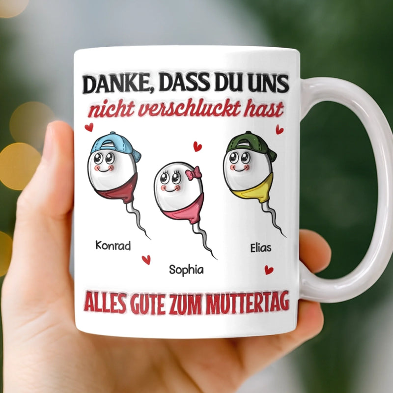 Personalisierte Tasse – Muttertagsgeschenk für Mama – Alles Gute Zum Muttertag