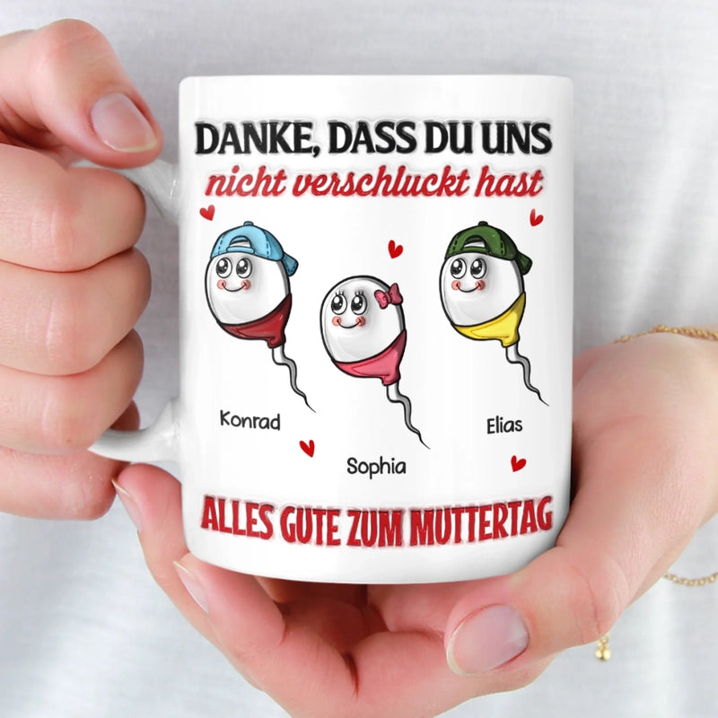 Personalisierte Tasse – Muttertagsgeschenk für Mama – Alles Gute Zum Muttertag