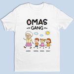Personalisiertes Unisex-T-Shirt – Geschenk für Opa, Oma – Die Gang von Opa