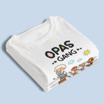 Personalisiertes Unisex-T-Shirt – Geschenk für Opa, Oma – Die Gang von Opa