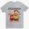 Personalisiertes Unisex-T-Shirt – Geschenk Für Paar – Für Immer Zusammen