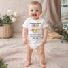 Personalisierte Babybody – Geschenk zum ersten Vatertag – Du bist ein großartiger Papa