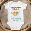 Personalisierte Babybody – Geschenk zum ersten Vatertag – Du bist ein großartiger Papa