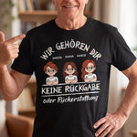 Personalisiertes Unisex-T-Shirt – Geschenk für Papa, Mama – Keine Rückgabe oder Rückerstattung