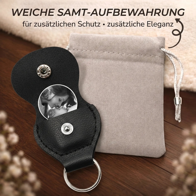 Personalisierter Taschenknuddler mit Foto – Geschenke Für Neue Mama & Papa – Seit dem Tag bist du meine Mama