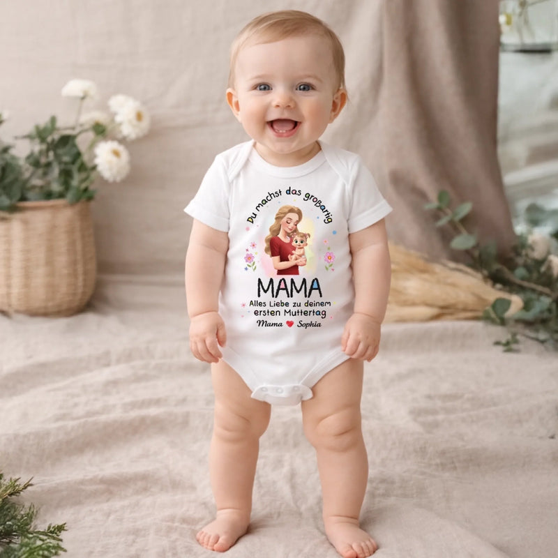 Personalisierte Babybody – Muttertagsgeschenke Für Neue Mama – Du Machst Das Richtig Gut