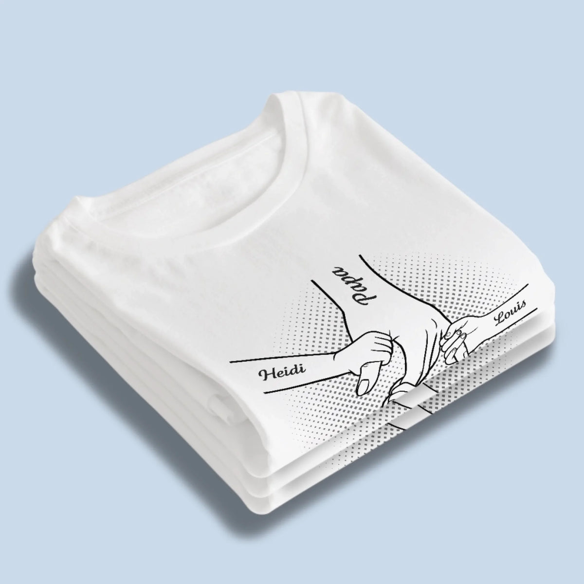 Personalisiertes Unisex-T-Shirt – Geschenk für Papa, Opa – Opa ist unser bester Freund