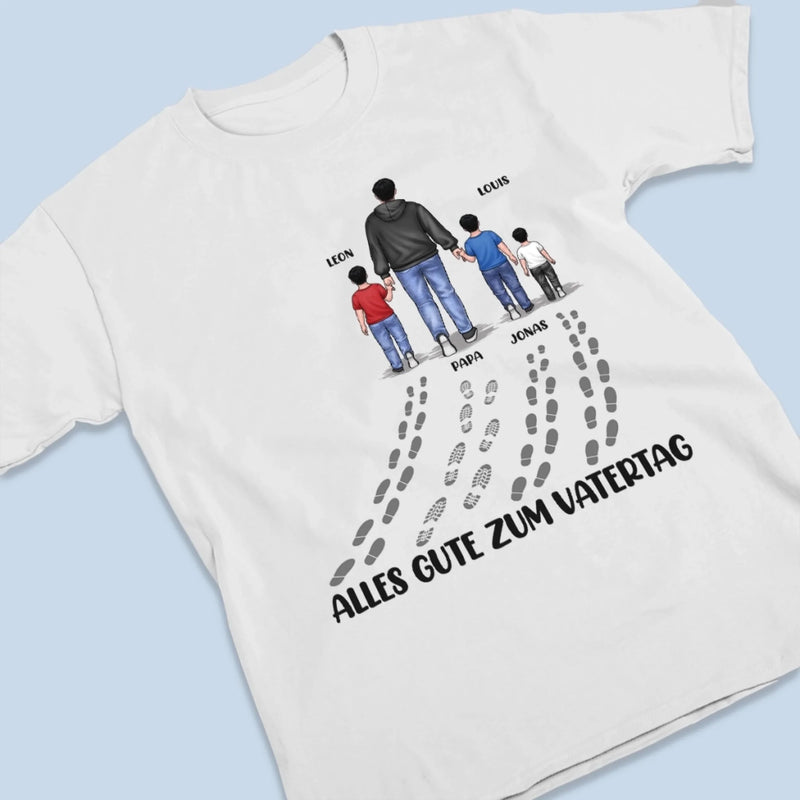 Personalisiertes Unisex-T-Shirt – Vatertagsgeschenke für Papa, Opa – Alles Gute Zum Vatertag