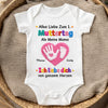 Personalisierte Babybody – Muttertagsgeschenke Für Neue Mama –  Alles Liebe Zum 1