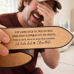 Personalisierter Gravierter Ledergürtel – Geschenke für den Ehemann, Ihn – Ich Liebe Dich So, Wie Du Bist