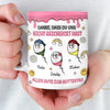 Personalisierte Tasse mit 3D-Effekt – Muttertagsgeschenk, Lustige Geschenke für Mama – Danke, Dass Wir Da Sind