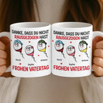 Personalisierte Tasse mit 3D-Effekt – Vatertagsgeschenke, Lustige Geschenke für Papa – Alles Begann Mit Dir