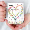 Personalisierte Tasse – Geschenk für Mama, Oma – Omas Garten der Liebe