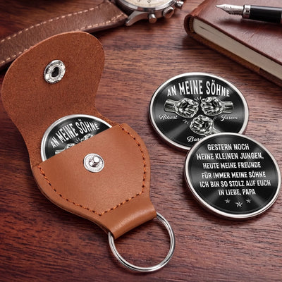 Personalisierter Taschenknuddler – Geschenk Für Sohn – Ich Bin So Stolz Auf Euch