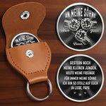 Personalisierter Taschenknuddler – Geschenk Für Sohn – Ich Bin So Stolz Auf Euch