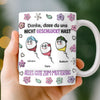 Personalisierte Tasse mit 3D-Effekt – Muttertagsgeschenk, Lustiges Geschenk für Mama – Ohne mich läuft nichts