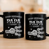 Personalisierte Schwarzer Tasse – Geschenk Für Papa, Opa – Nur die Besten sagen Papa
