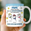 Personalisierte Tasse mit 3D-Effekt – Vatertagsgeschenke, Lustige Geschenke für Papa – Ohne Mich Nichts Los