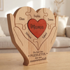 Personalisiertes Holzpuzzle – Geschenk für Mama, Oma – Du bist das fehlende Puzzleteil