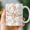 Personalisierte Tasse mit 3D-Effekt – Geschenk für Mama, Oma – Kleine Chefin Energie