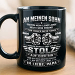 Personalisierte Schwarzer Tasse – Geschenk Für Sohn – Ich Bin So Stolz Auf Dich