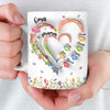 Personalisierte Tasse mit 3D-Effekt – Muttertagsgeschenk für Mama – Omas Garten voller Liebe