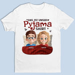 Personalisiertes Unisex-T-Shirt – Geschenk Für Paar – Das Ist Unser Pyjama-Shirt