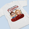 Personalisiertes Unisex-T-Shirt – Geschenk Für Paar – Das Ist Unser Pyjama-Shirt