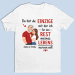 Personalisiertes Unisex-T-Shirt – Geschenk Für Paar – Der Eine für mein Leben