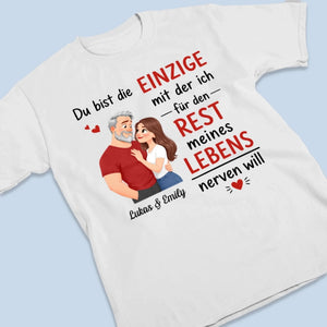 Personalisiertes Unisex-T-Shirt – Geschenk Für Paar – Der Eine für mein Leben