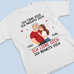 Personalisiertes Unisex-T-Shirt – Geschenk Für Paar – Ich Traf Dich Ich Liebe Dich