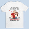 Personalisiertes Unisex-T-Shirt – Geschenk Für Paar – Ich Traf Dich Ich Liebe Dich