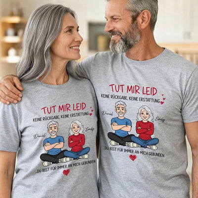 Personalisiertes Unisex-T-Shirt – Geschenk Für Paar – Du Gehörst Für Immer Zu Mir