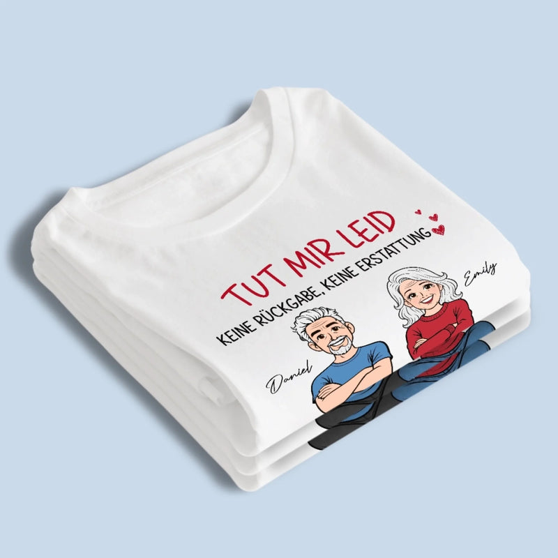 Personalisiertes Unisex-T-Shirt – Geschenk Für Paar – Du Gehörst Für Immer Zu Mir