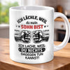 Personalisierte Tasse – Geschenk für Bruder – Ich Lächle, Weil Du Mein